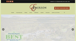 Desktop Screenshot of emersonresort.com